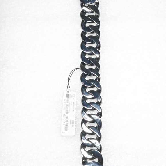 Marc by Marc Jacobs Black Chunky Chain Bracelet 7" 9.2g NWT - Picture 11 of 12